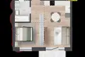 Apartamento 2 habitaciones 40 m² Kalodziscanski sielski Saviet, Belarús
