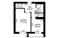 Wohnung 1 zimmer 37 m² Minsk, Belarus
