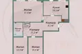 Квартира 3 комнаты 111 м² Минск, Беларусь