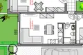 1 bedroom apartment 46 m² Kalyves Polygyrou, Greece