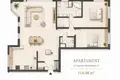 3 room apartment 115 m² Warsaw, Poland
