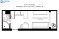 Wohnung 1 zimmer 17 m² Vilnius, Litauen