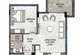 Apartment 48 m² Demirtaş, Turkey