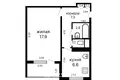 1 bedroom apartment 36 m² Minsk, Belarus