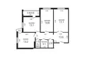 Mieszkanie 3 pokoi 82 m² Mińsk, Białoruś