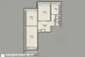 Mieszkanie 3 pokoi 65 m² Mińsk, Białoruś