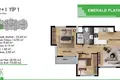 Apartamento 3 habitaciones 74 m² Mezitli, Turquía
