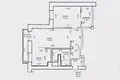 Квартира 2 комнаты 61 м² Минск, Беларусь