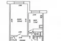 Квартира 1 комната 34 м² Минск, Беларусь