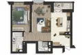 Wohnung 2 zimmer 67 m² Minsk, Belarus