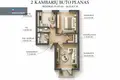 2 room apartment 56 m² Vilnius, Lithuania
