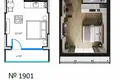1 room apartment 32 m² Batumi, Georgia