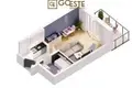 1 room apartment  Smolice, Poland