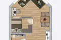 1 room apartment 43 m² Warsaw, Poland