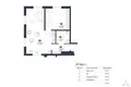 Apartamento 2 habitaciones 44 m² Riga, Letonia