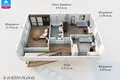 4 room apartment 103 m² Rackunai, Lithuania