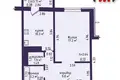 Wohnung 1 zimmer 42 m² Saslauje, Belarus
