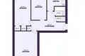 Appartement 3 chambres 60 m² Maladetchna, Bélarus