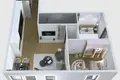 Mieszkanie 1 pokój 44 m² Zaljevo, Czarnogóra