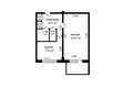 Wohnung 1 zimmer 34 m² Minsk, Belarus