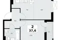 Квартира 2 комнаты 38 м² район Коммунарка, Россия