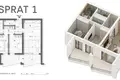 2 bedroom apartment 69 m² Muo, Montenegro