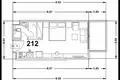 Студия 38 м² Дубай, ОАЭ