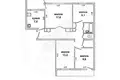 Wohnung 4 zimmer 78 m² Muchaviecki sielski Saviet, Belarus