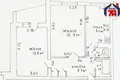 2 room apartment 52 m² Maladzyechna, Belarus