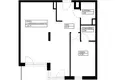 2 room apartment 62 m² Warsaw, Poland