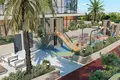Wohnkomplex New residence Enqlave by Aqasa with a swimming pool, lounge areas and a conference room, Discovery Gardens, Dubai, UAE