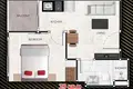 Квартира 1 спальня 28 м² Паттайя, Таиланд