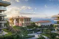 Wohnkomplex Residential complex in the historic district, with views of the Bosphorus and the mosque, Uskudar, Istanbul, Turkey