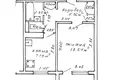 1 room apartment 30 m² Minsk, Belarus