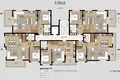 Квартира 2 комнаты 57 м² Akarca Koyu, Турция
