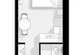 1 room studio apartment 25 m² Odintsovo, Russia