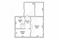 Casa 48 m² Dzivinski sielski Saviet, Belarús