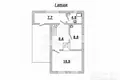 Casa 71 m² Muchaviecki sielski Saviet, Belarús