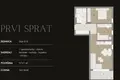 1 bedroom apartment 43 m² Muo, Montenegro