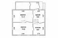 Casa 46 m² Vysokaye, Belarús
