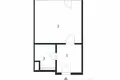 Apartamento 2 habitaciones 38 m² Praga, Chequia