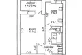Appartement 1 chambre 37 m² Minsk, Bélarus