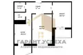 2 room apartment 64 m² Muchaviecki sielski Saviet, Belarus