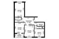 Appartement 3 chambres 76 m² Smaliavitchy, Bélarus