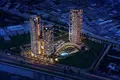 Wohnkomplex High-rise residence with a panoramic view, swimming pools and a conference room, 720 meters from the sea, Izmir, Turkey