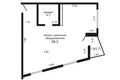 Wohnung 1 zimmer 45 m² Minsk, Belarus