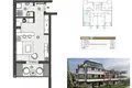 Kawalerka 1 pokój 32 m² Kumbor, Czarnogóra