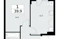 Apartamento 1 habitación 40 m² Kommunarka, Rusia