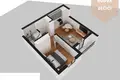 Wohnung 1 Schlafzimmer 31 m² Becici, Montenegro