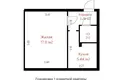 Wohnung 1 zimmer 28 m² Minsk, Belarus